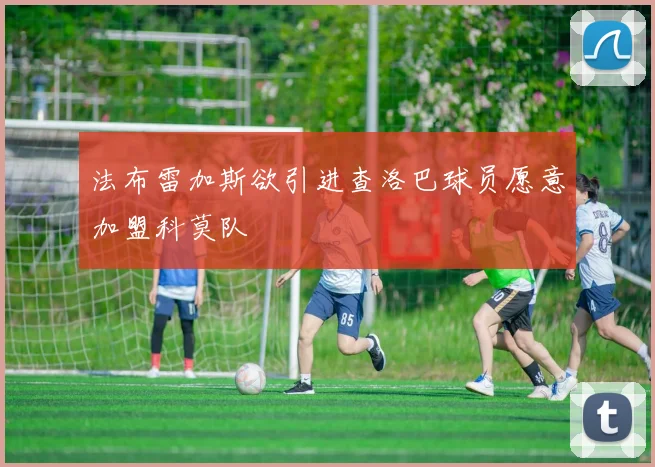 法布雷加斯欲引进查洛巴球员愿意加盟科莫队